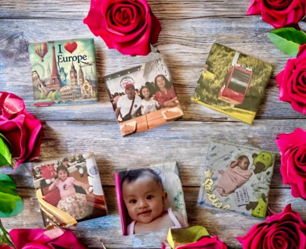 6 x Photo Magnets l 2.0 Square
