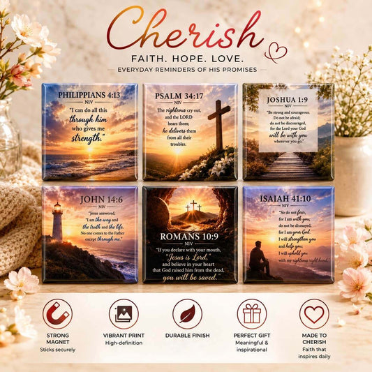 Inspirational Bible Verse - Set of 6