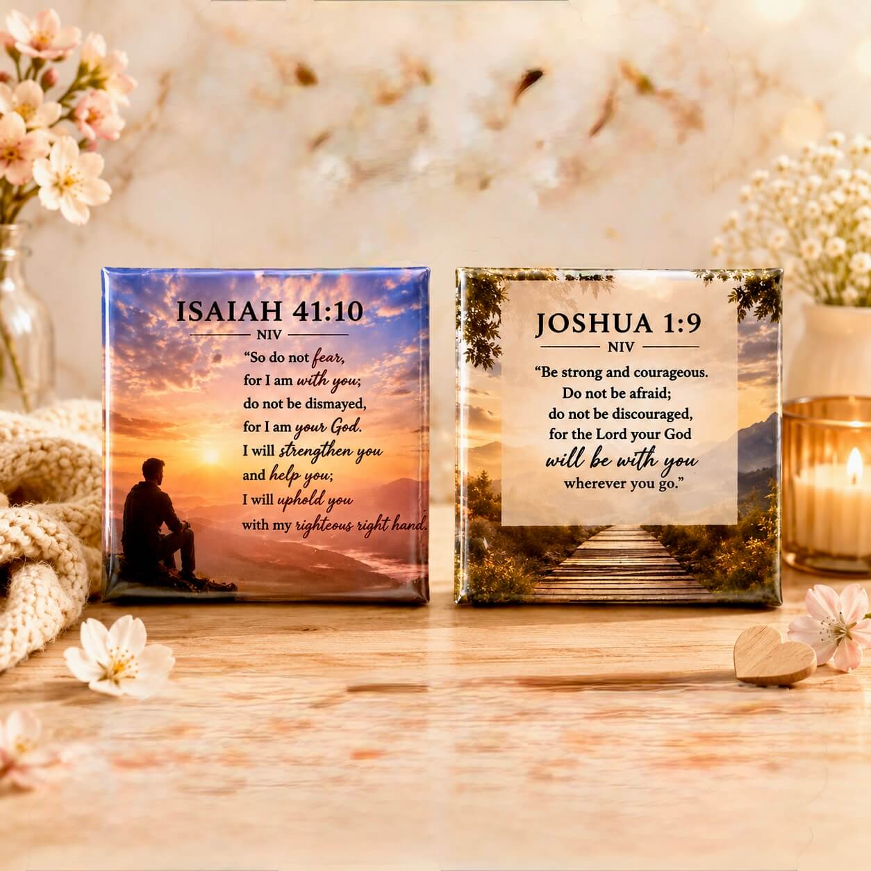 Inspirational Bible Verse - Set of 6