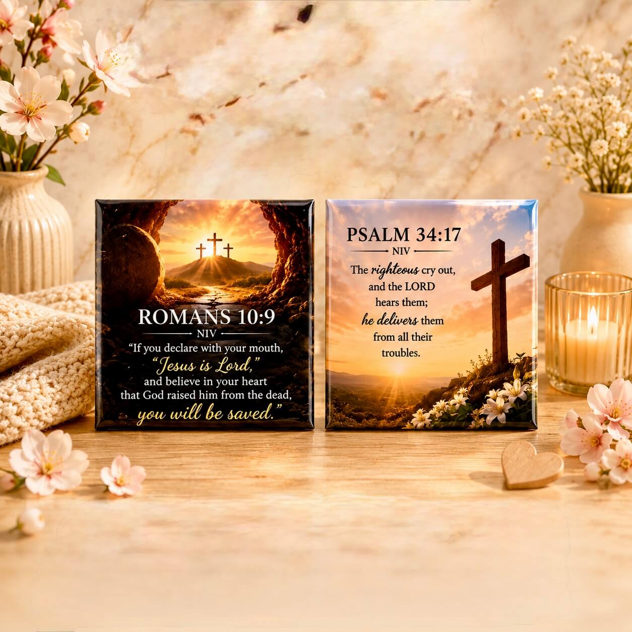 Inspirational Bible Verse - Set of 6