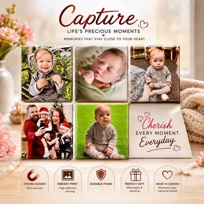 6 x Photo Magnets l 2.0 Square