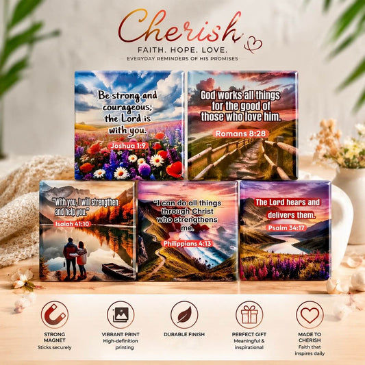 Inspirational Bible Verse - Set of 6