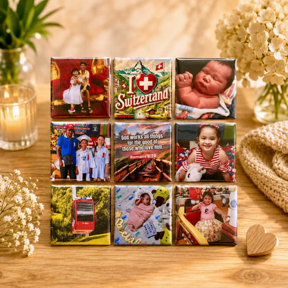 9 x Photo Magnets l 2.0 Square